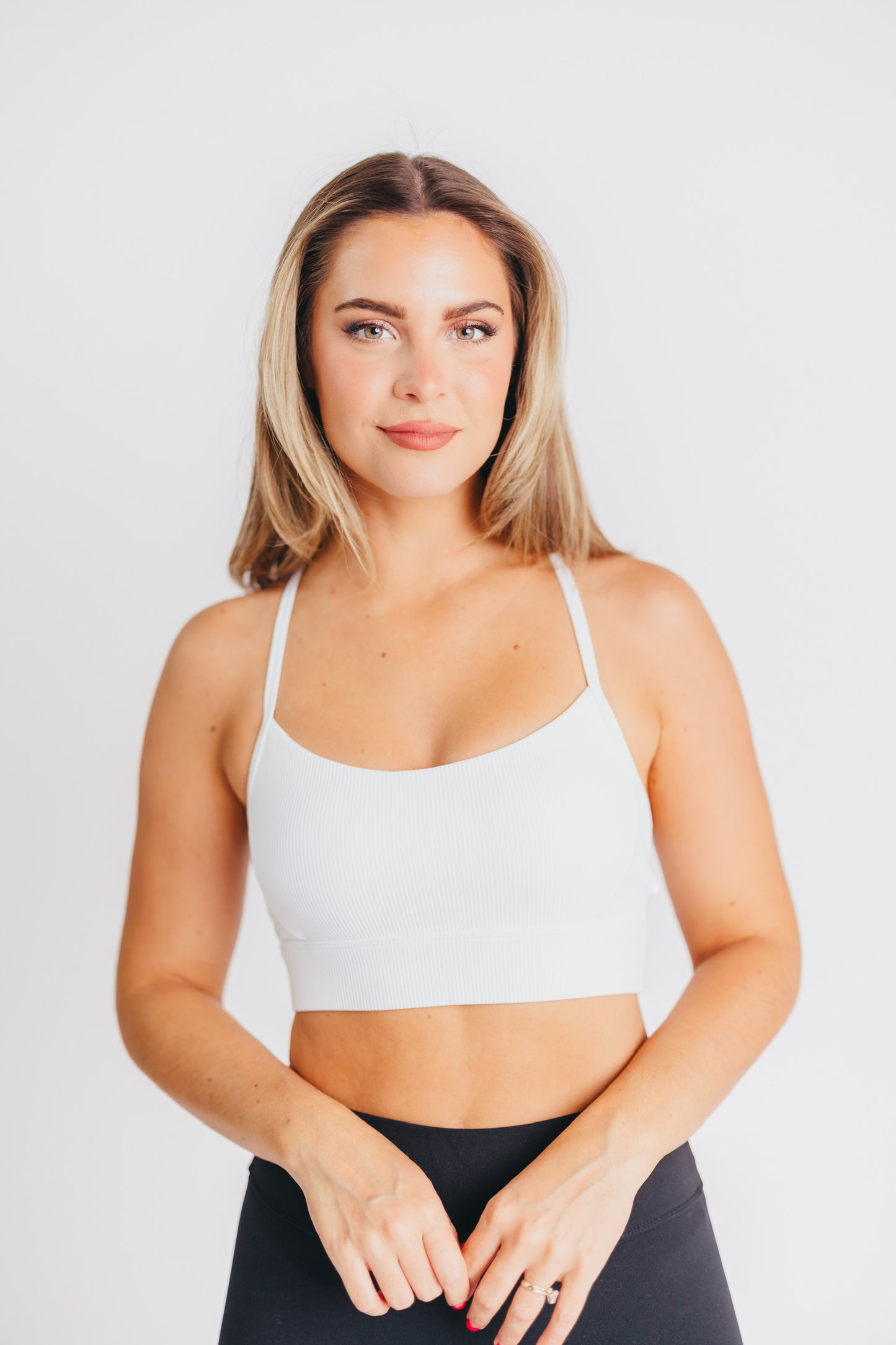 Worth The Label Bra Top in White