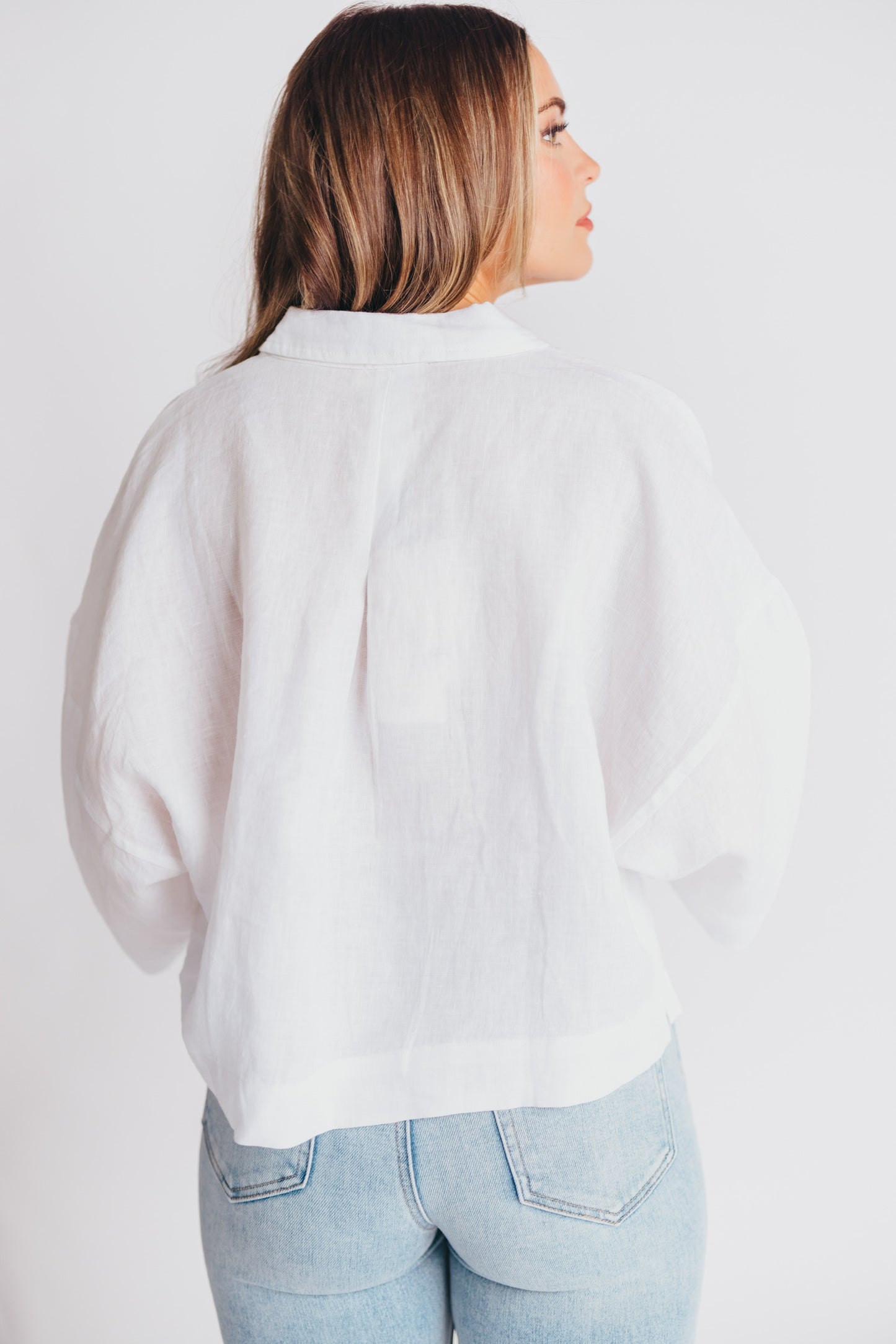 Lisbon Short Sleeve Linen Button-Up
