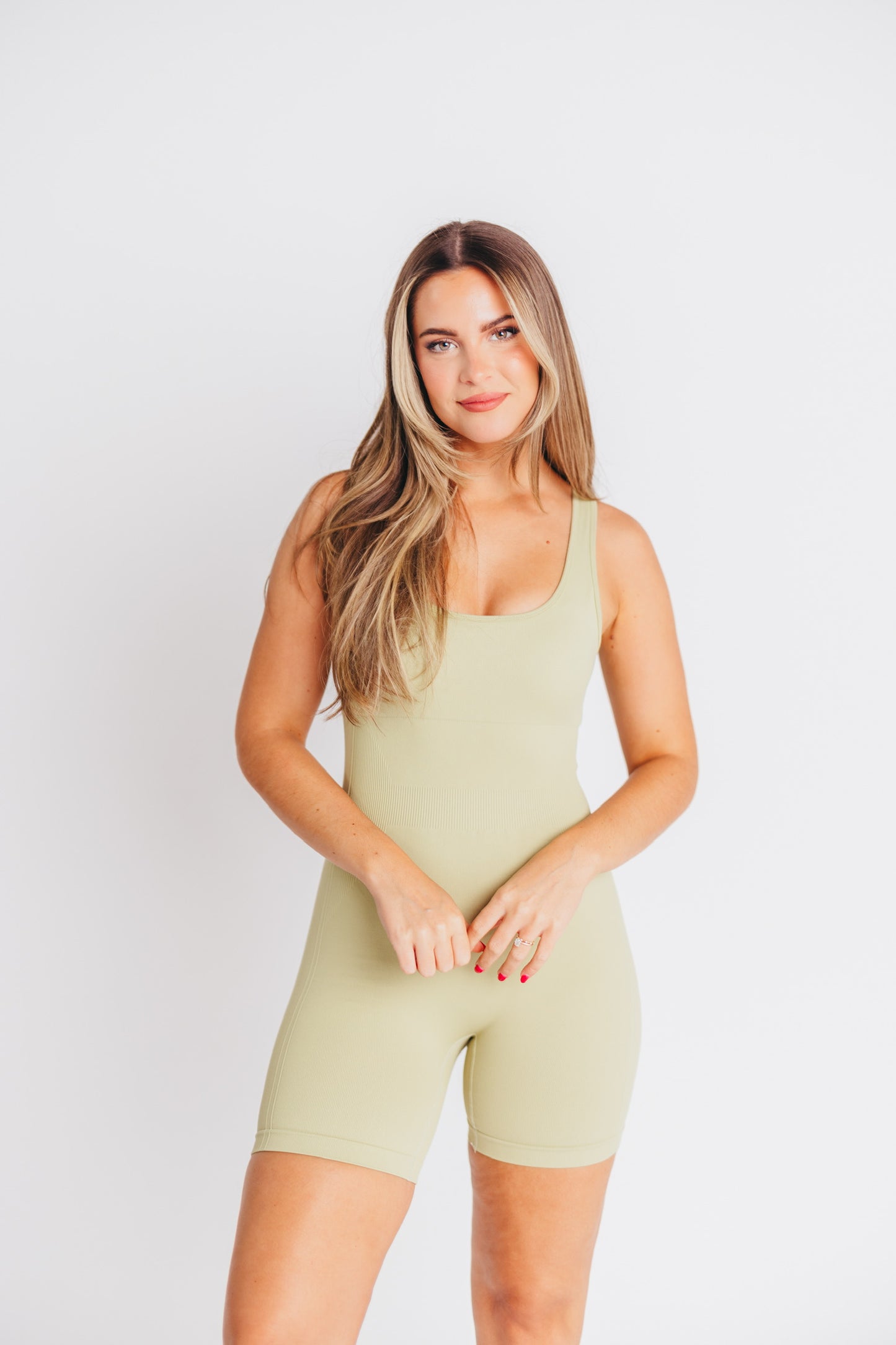 Worth The Label Romper in Green