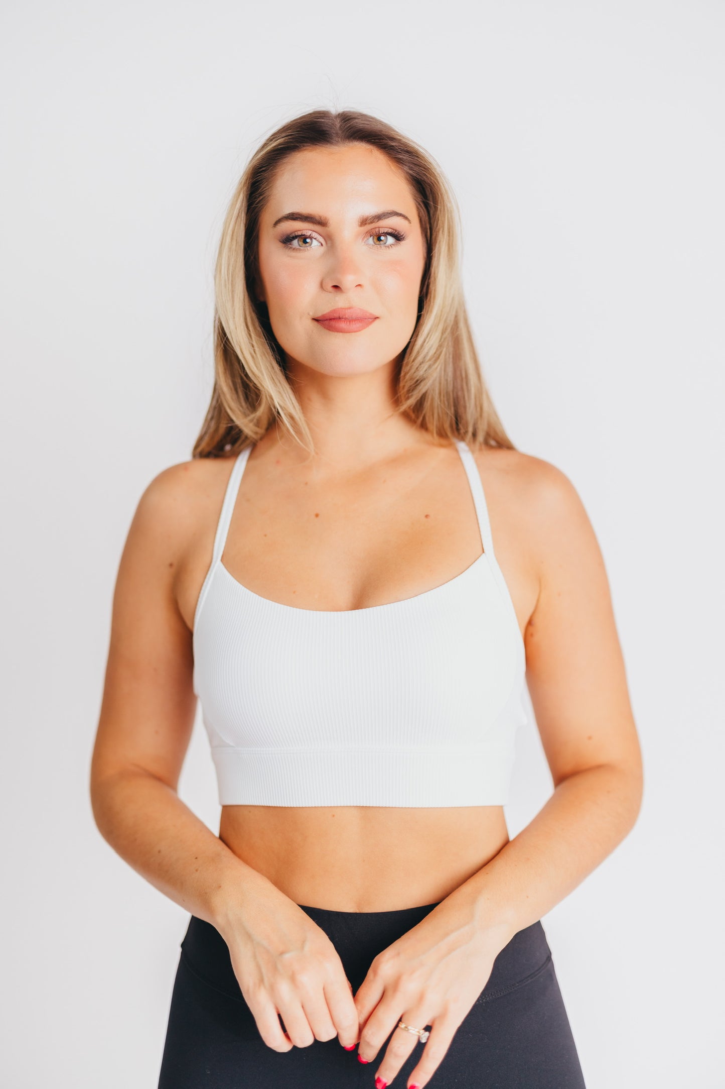 Worth The Label Bra Top in White
