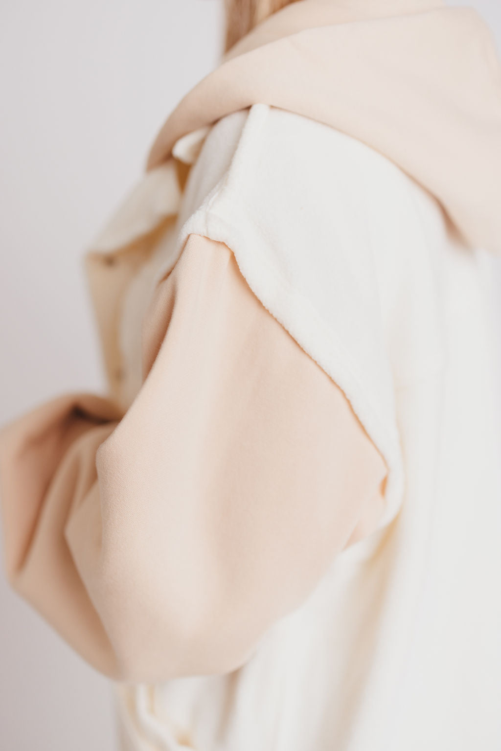 Irene Jacket in White & Natural