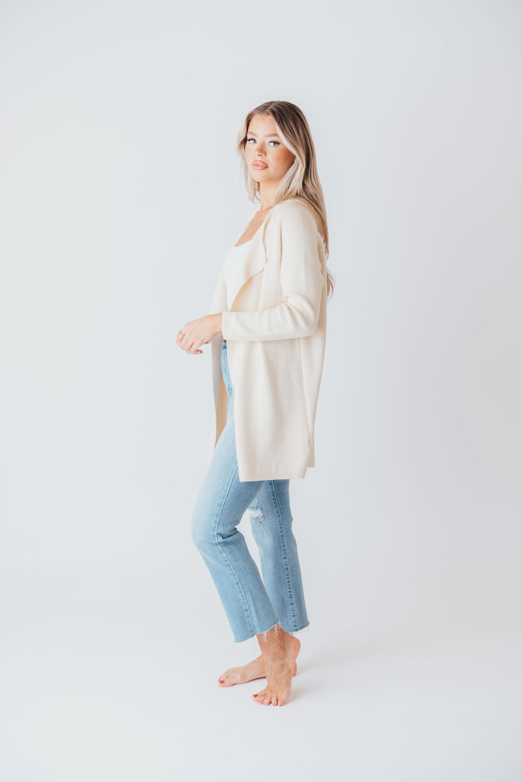 Like No Other Coatigan in Cream (M-3XL)
