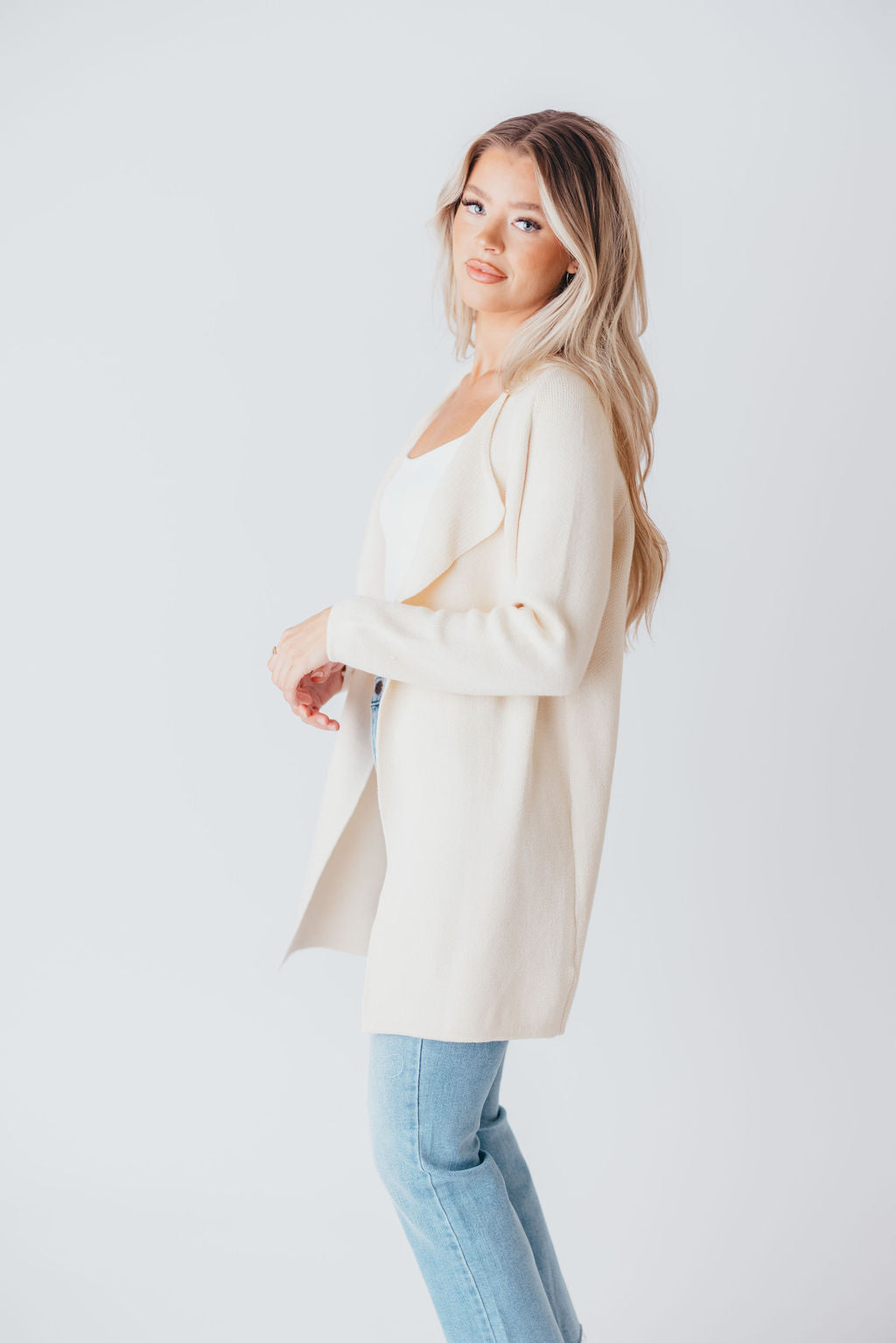 Like No Other Coatigan in Cream (M-3XL)
