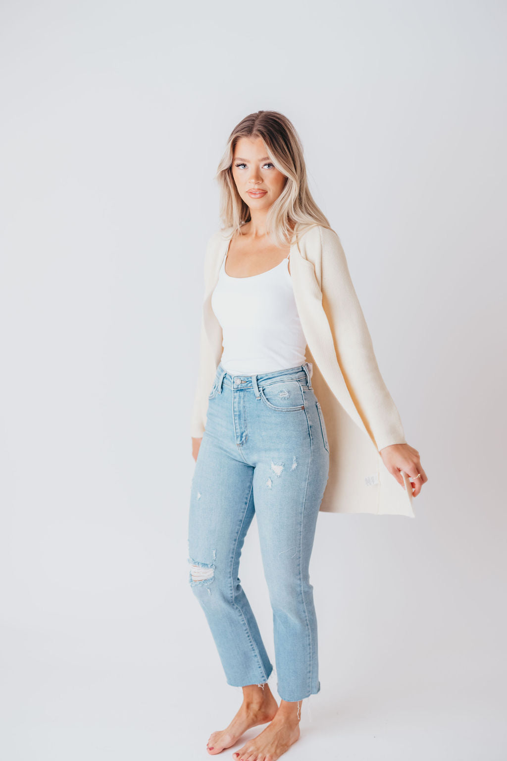 Like No Other Coatigan in Cream (M-3XL)