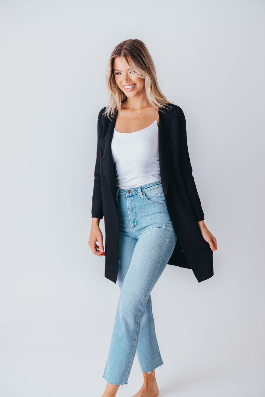 Like No Other Coatigan in Black (M-3XL)