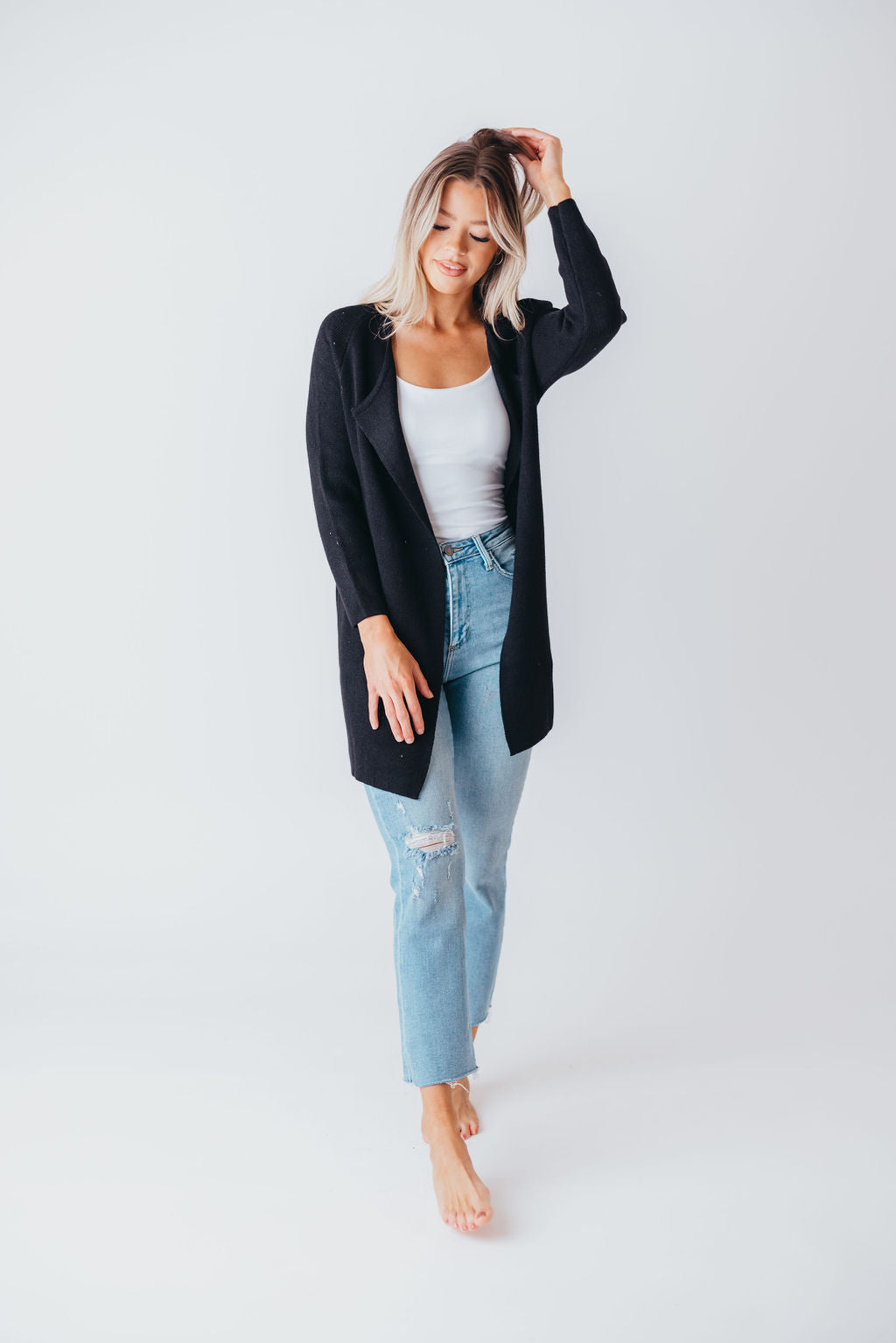 Like No Other Coatigan in Black (M-3XL)