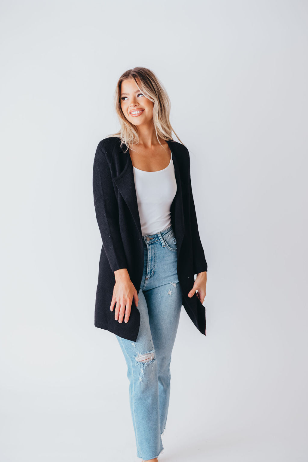 Like No Other Coatigan in Black (M-3XL)