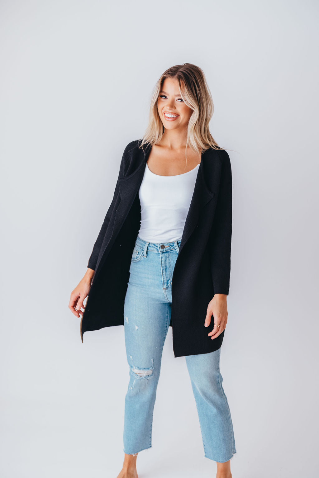 Like No Other Coatigan in Black (M-3XL)