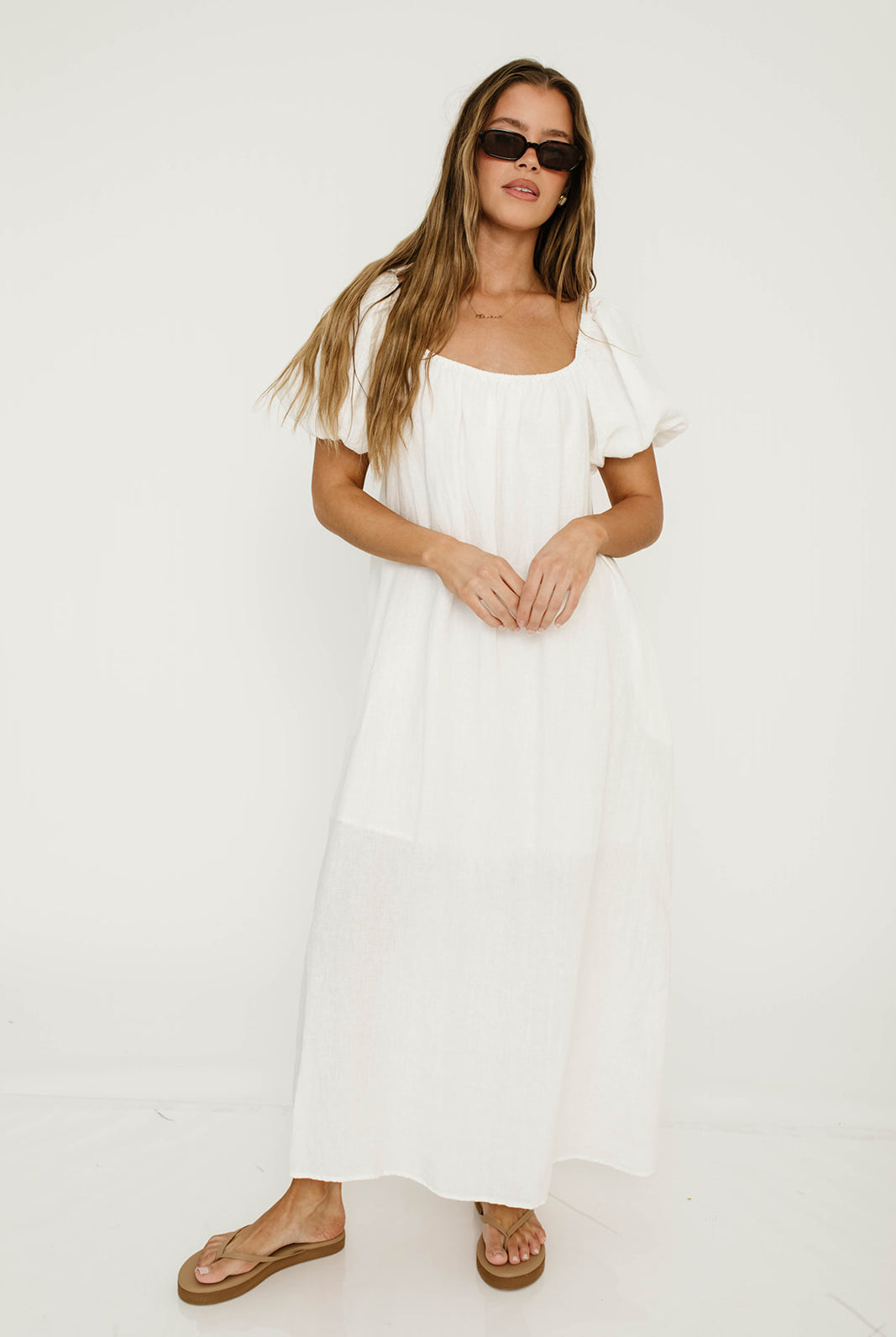 worth collective dresses Harlow Maxi Dress in Ivory Floral