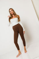 Cassia Soft Knit Off-Shoulder Top in White, back view