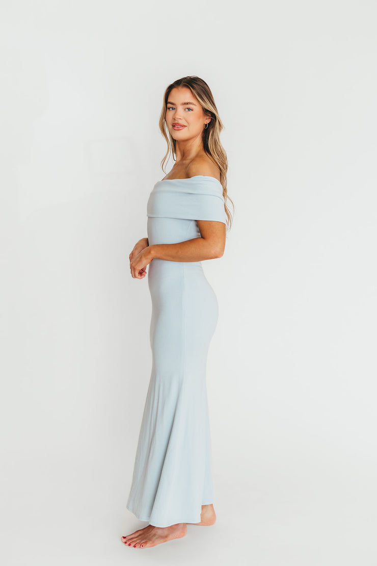 Monroe Maxi Dress in Ivory - Bump Friendly