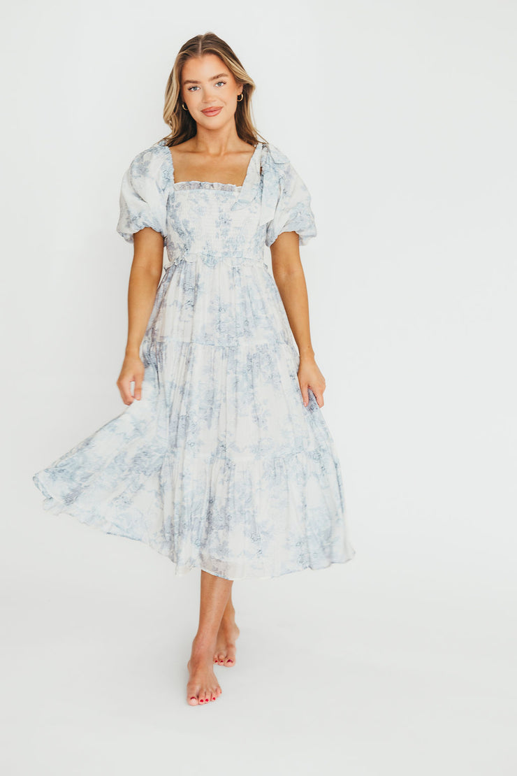 Elena™ Embroidered Dress with Tummy Coverage