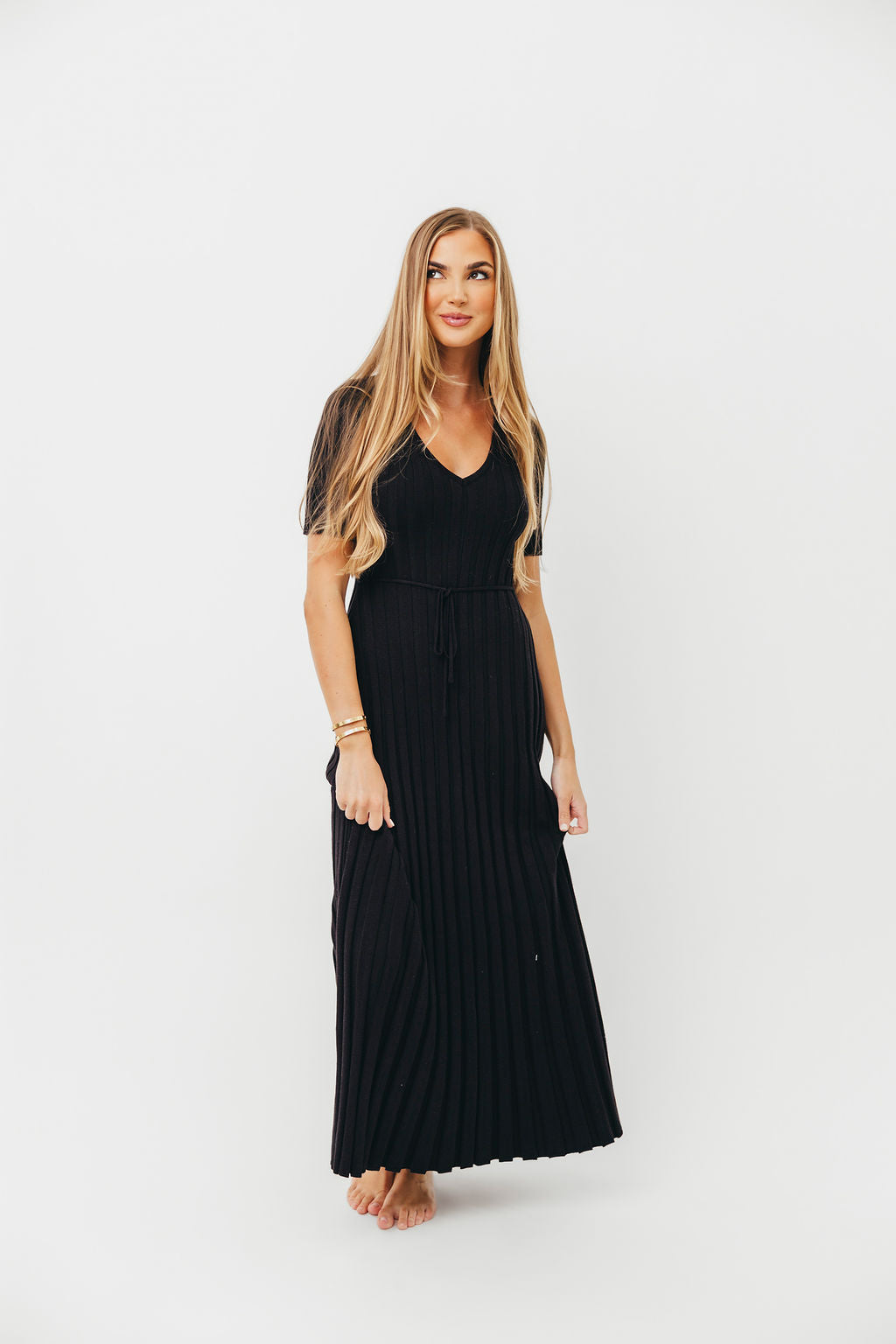オクスン　black maxi dress 【ok.soon】 black maxi dress | ok.soon