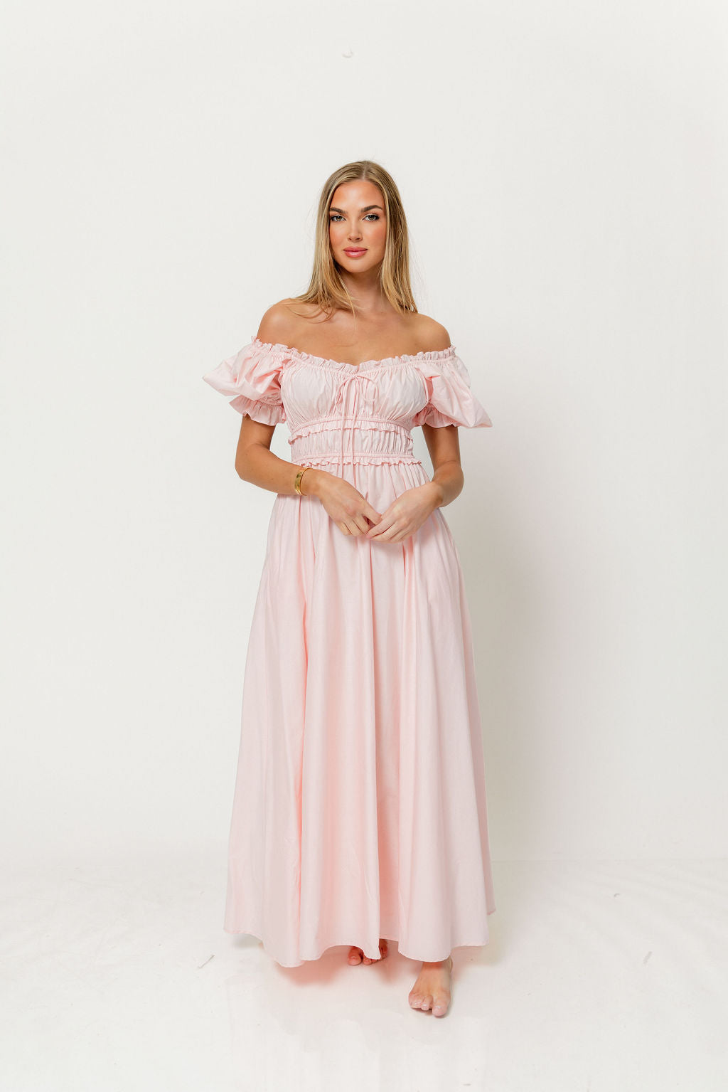 Sydnee Cotton Maxi Dress in Pale Pink - Bump Friendly *5/15 Pre-order* Medium Sydnee Cotton Maxi Dress in Pale Pink - Bump Friendly *5/15 Pre-order* Medium