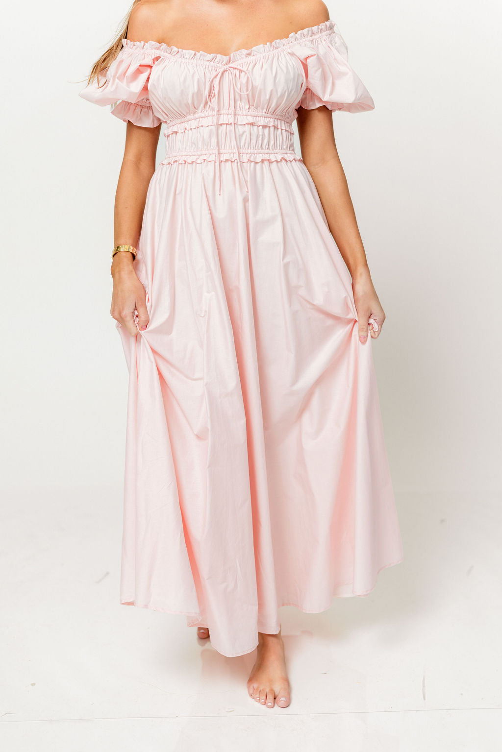 Sydnee Cotton Maxi Dress in Pale Pink - Bump Friendly *5/15 Pre-order* Medium Sydnee Cotton Maxi Dress in Pale Pink - Bump Friendly *5/15 Pre-order* Medium