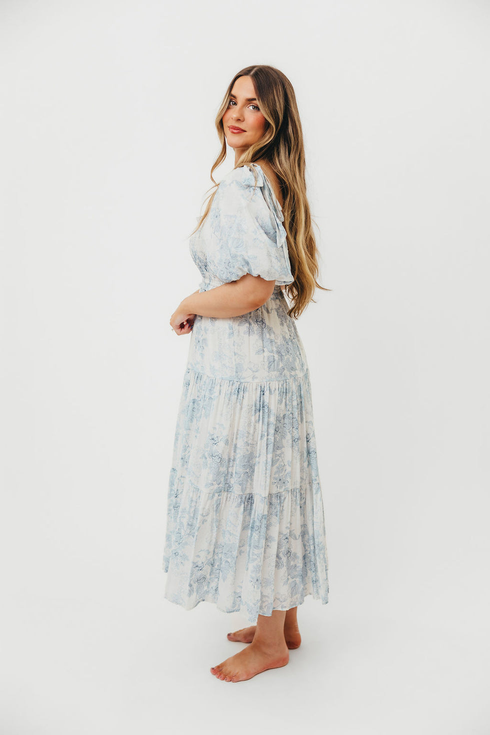 Elena™ Embroidered Dress with Tummy Coverage main image 1