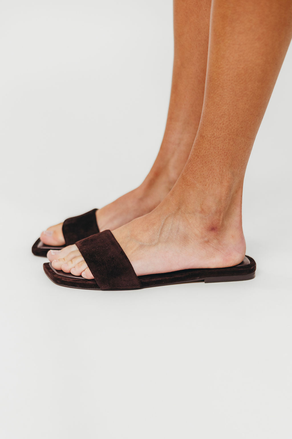 Lumina Brown Suede Sandal – Worth Collective