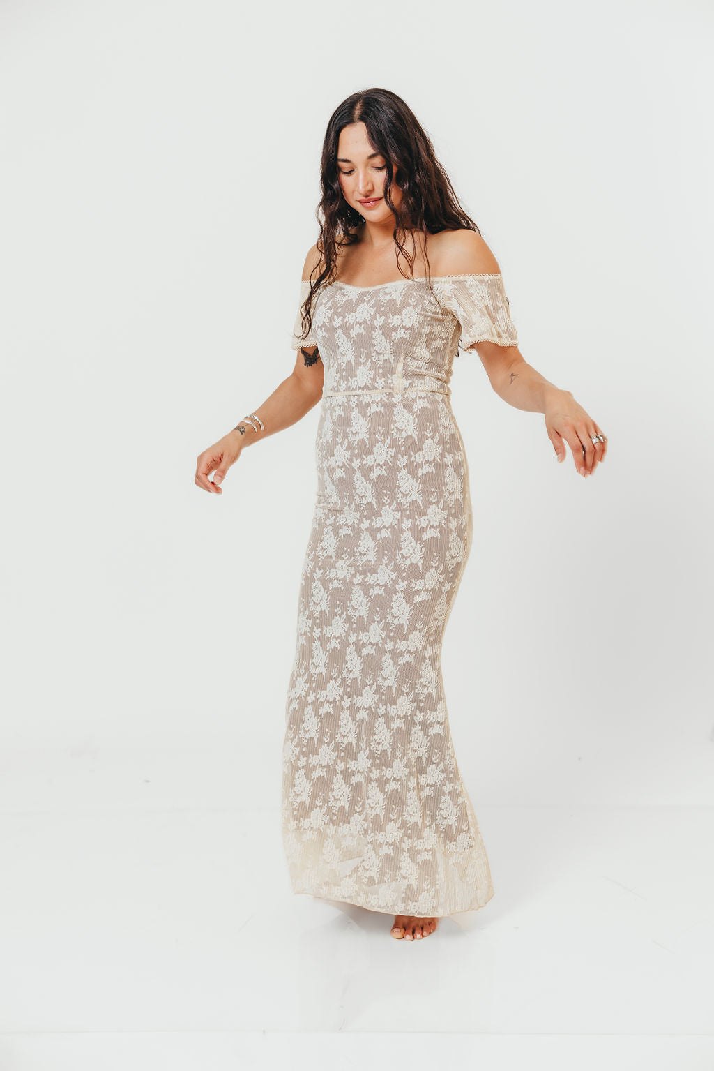 Evermore Maxi Dress in Vintage Style Lace *Final Sale* – Worth