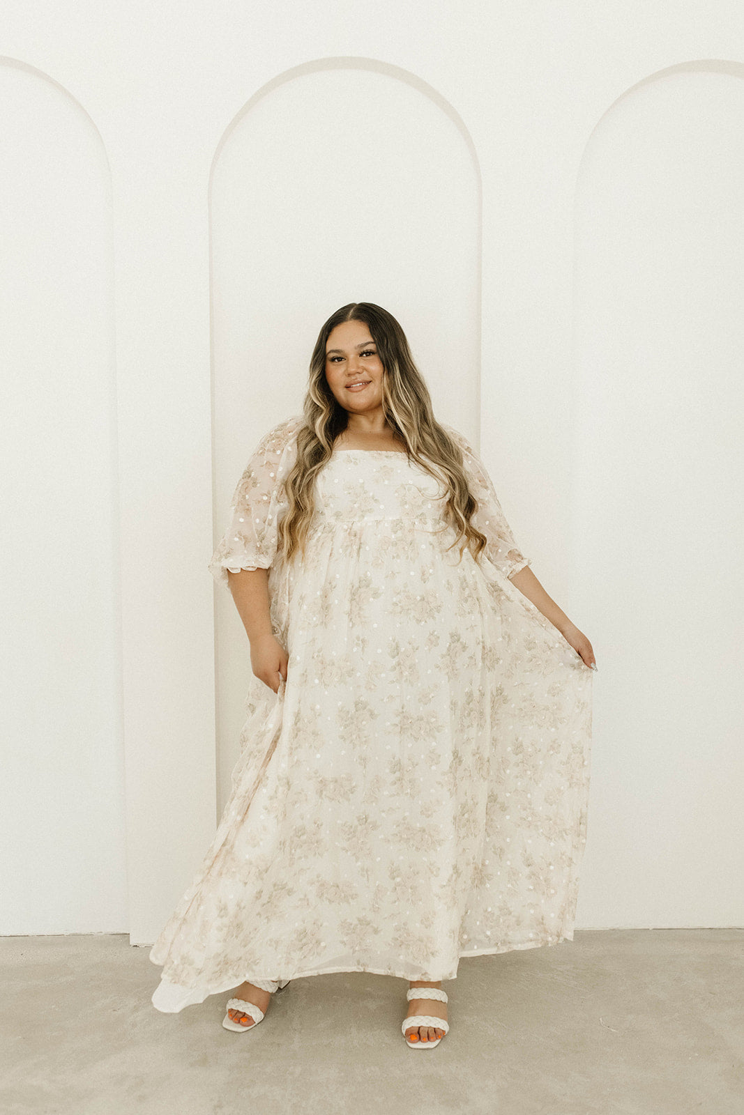 【CARAMEL】MISSOURI DRESS - CREAM FLORAL Kids Caramel MISSOURI GIRL DRESS - CREAM FLORAL | Garmentory