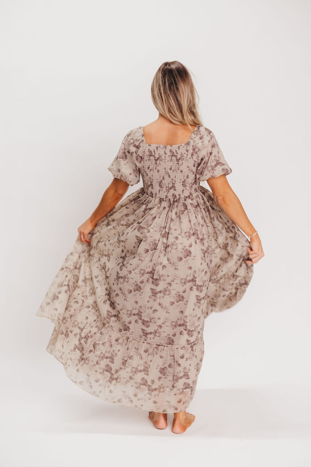 Mona Maxi Dress in Fall Floral - Bump Friendly - Inclusive Sizing (S-3XL)