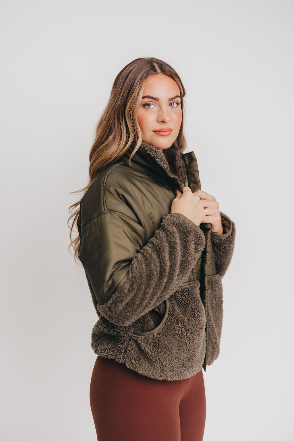 The Delia Jacket in Olive