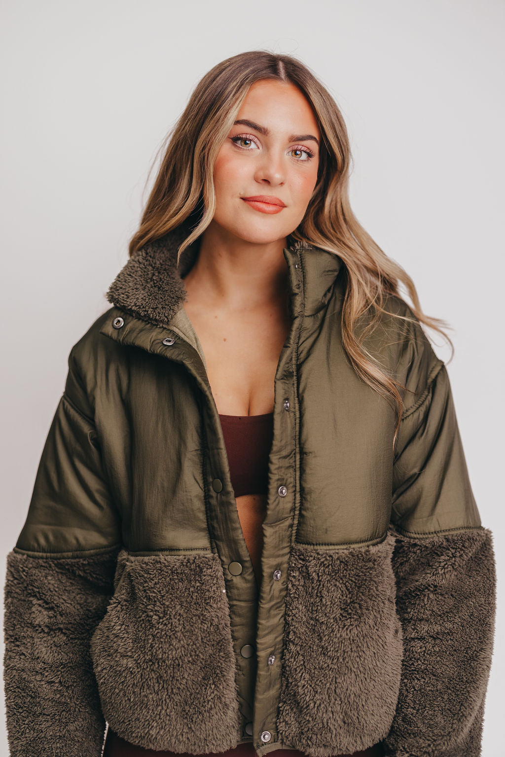 The Delia Jacket in Olive