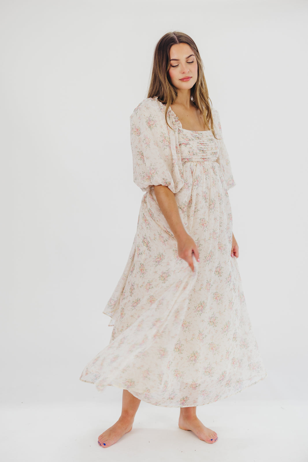 Savanna Steppe 100% Cotton Dress in Pink Rose - Bump Friendly & Inclusive Sizing *4/30 PRE-ORDER*