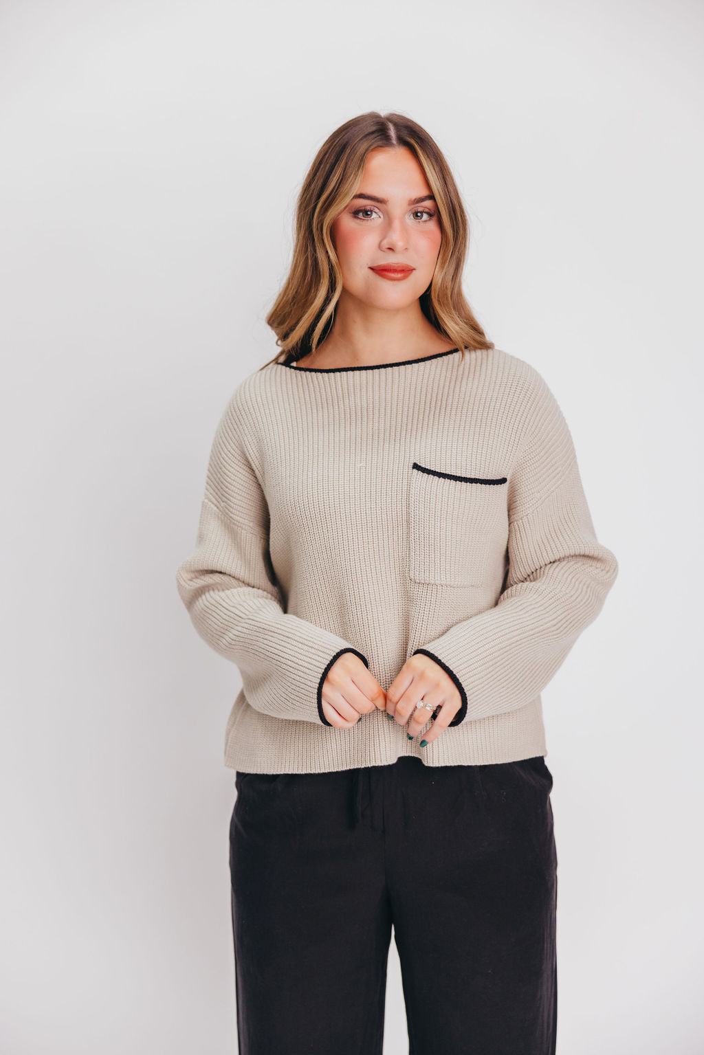 The Juliet Sweater in Ecru