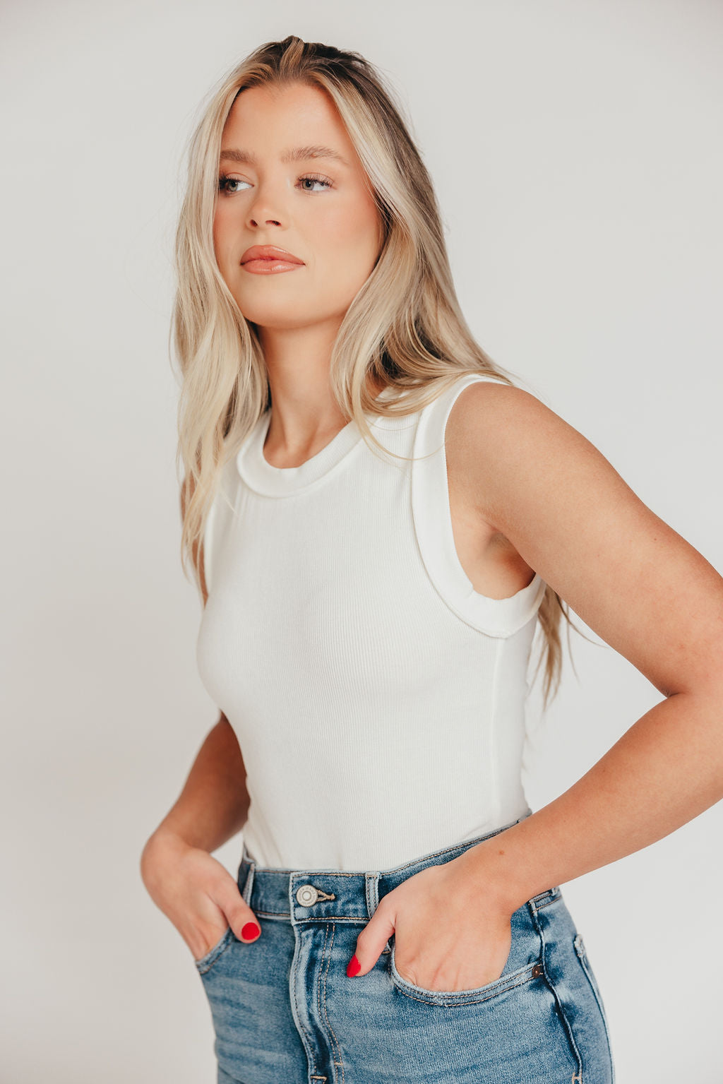 The Junie Top in White