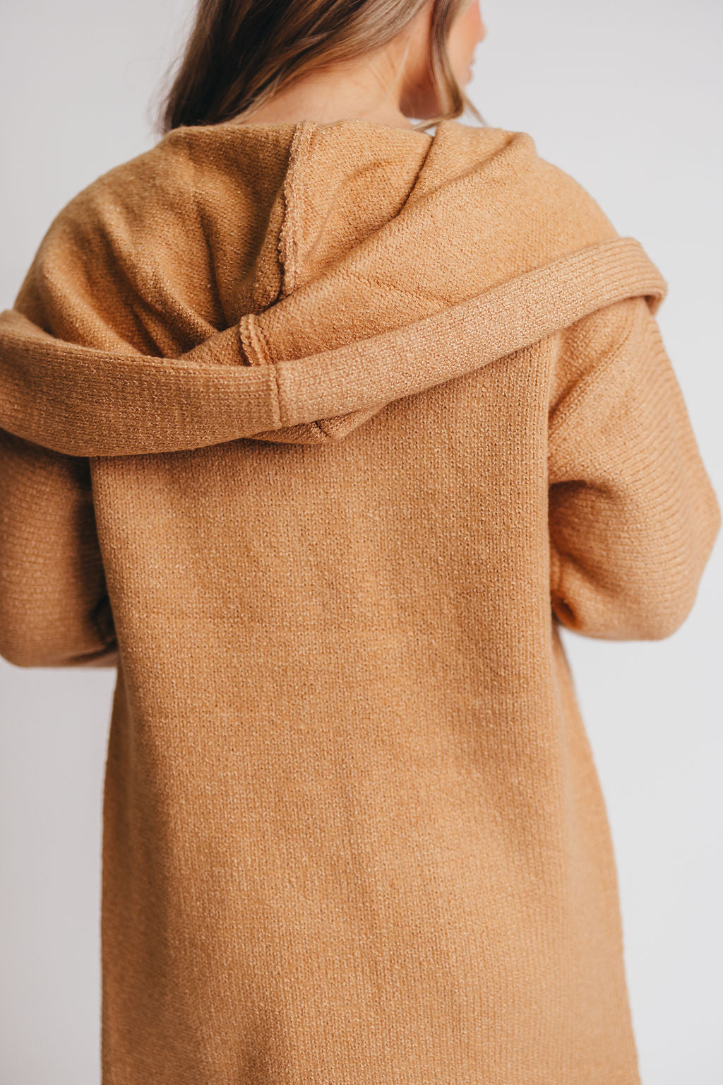 Noah Oversized Hooded Two Pocket Coatigan in Camel *LUXURY ITEM* – Worth  Collective