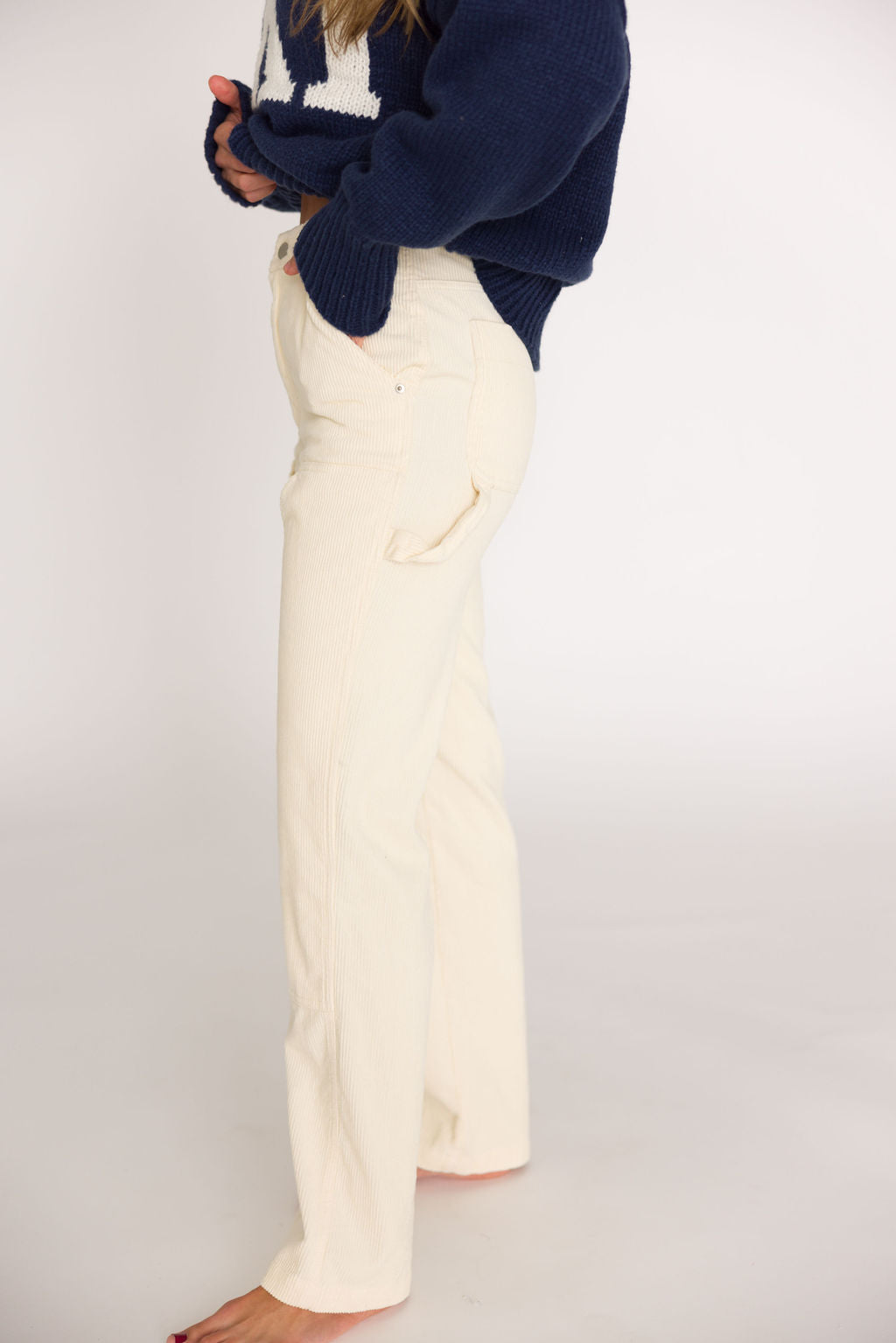 パンツ [24FW] Semi-Wide Corduroy Pants - Cream Corduroy Pants in Cream – Worth Collective