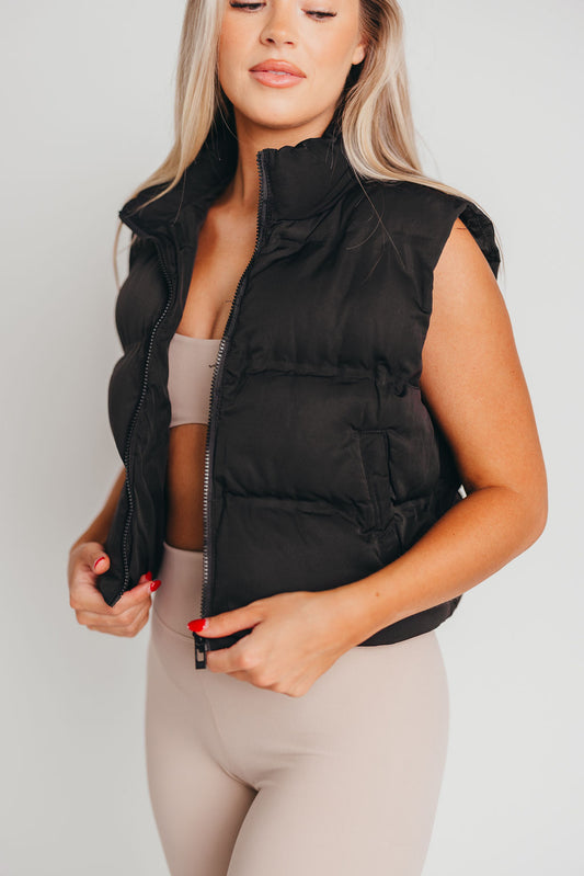 The Issey Vest in Black