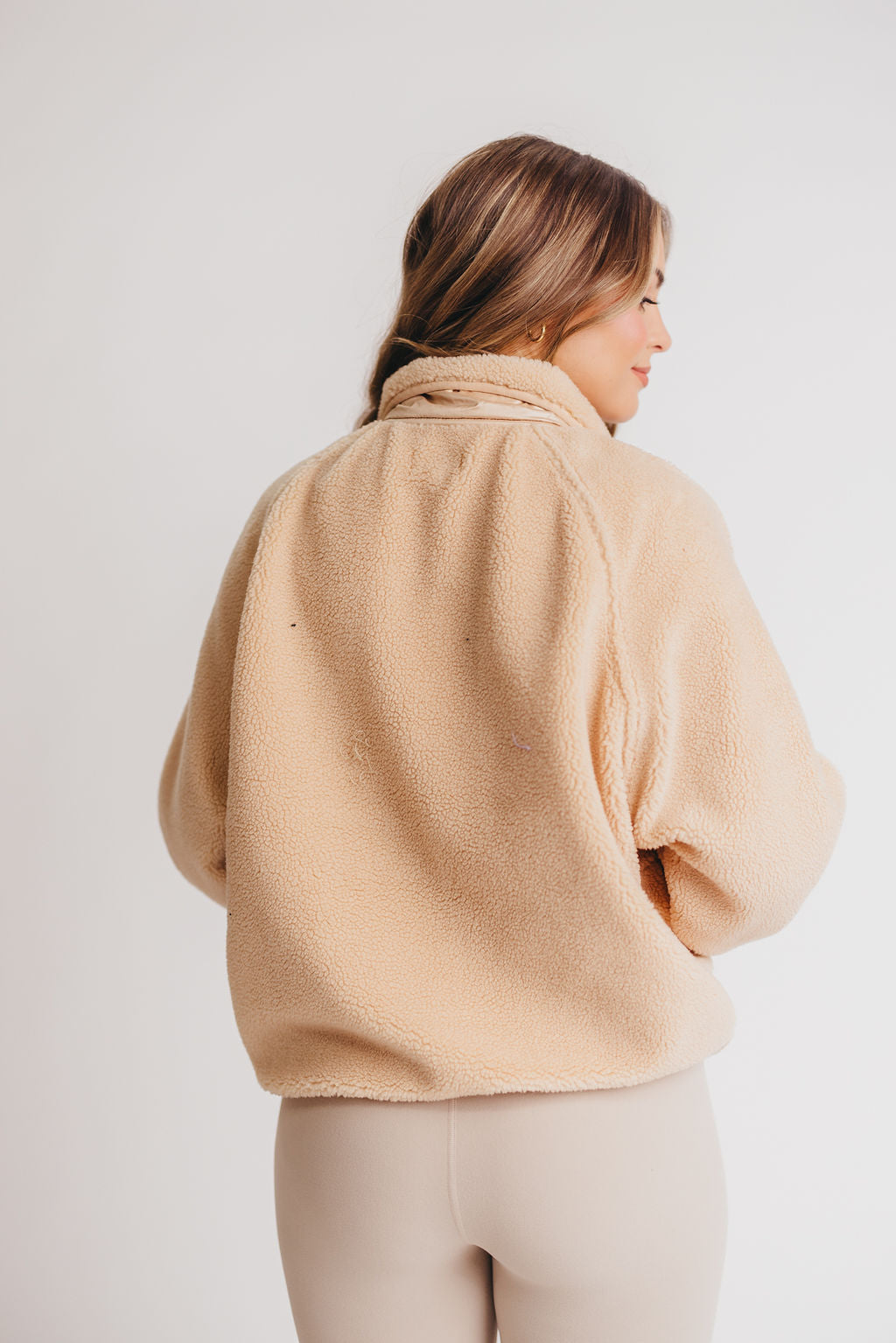 Warm Me Up Jacket in Nude