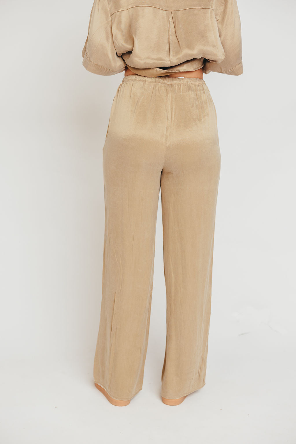 Axel Buttery Soft Wide Leg Pant in Toffee