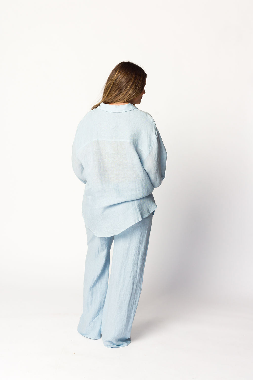 Vintage Linen Blend Wide Leg Pant - Off White – Brixton