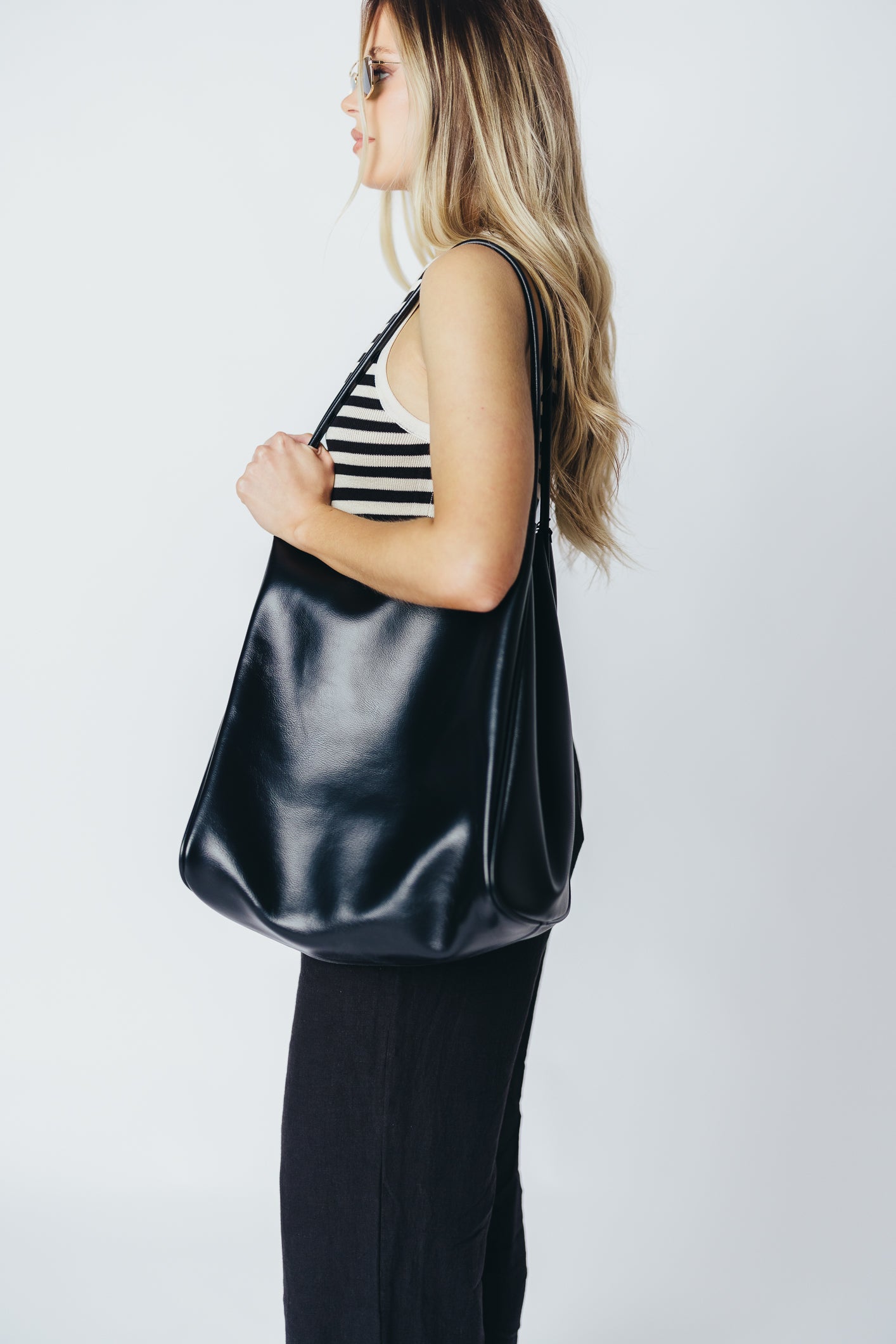 Hollace North South Tote in Black