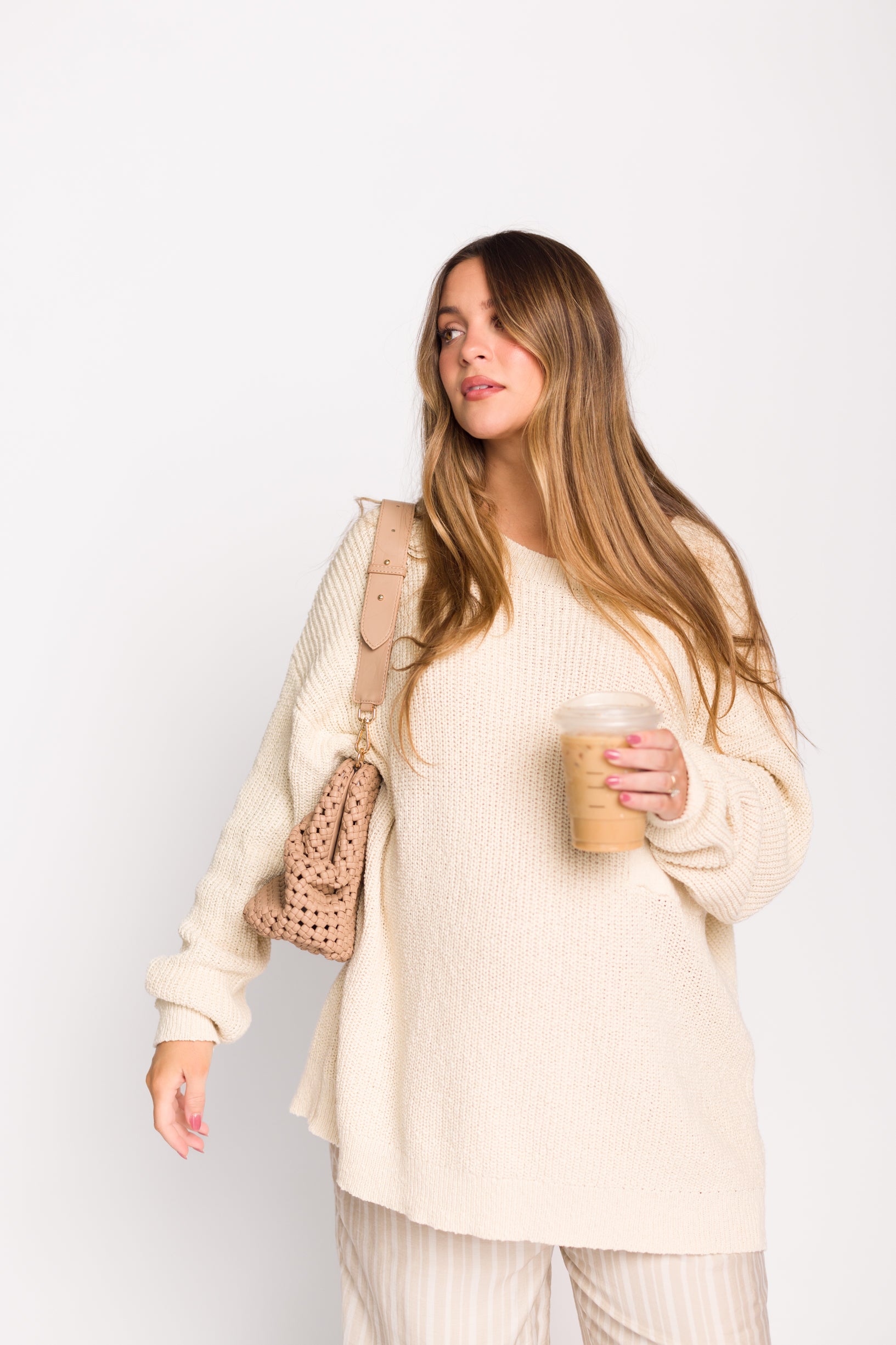 Oversized sweater with pockets best sale