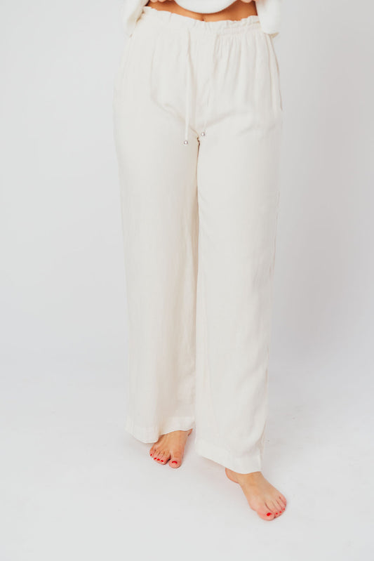 Audrey High Rise Straight Pants with Raw Hem and Tummy Control in