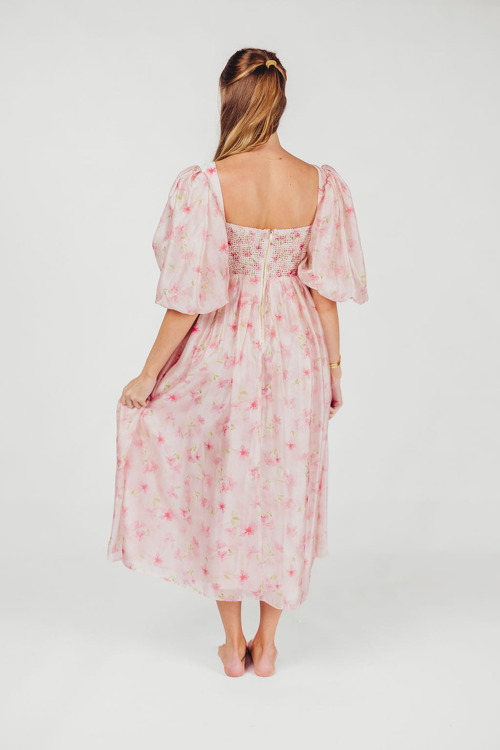 Harlow Maxi Dress in Pink - Bump Friendly & Inclusive Sizing (S-3XL)