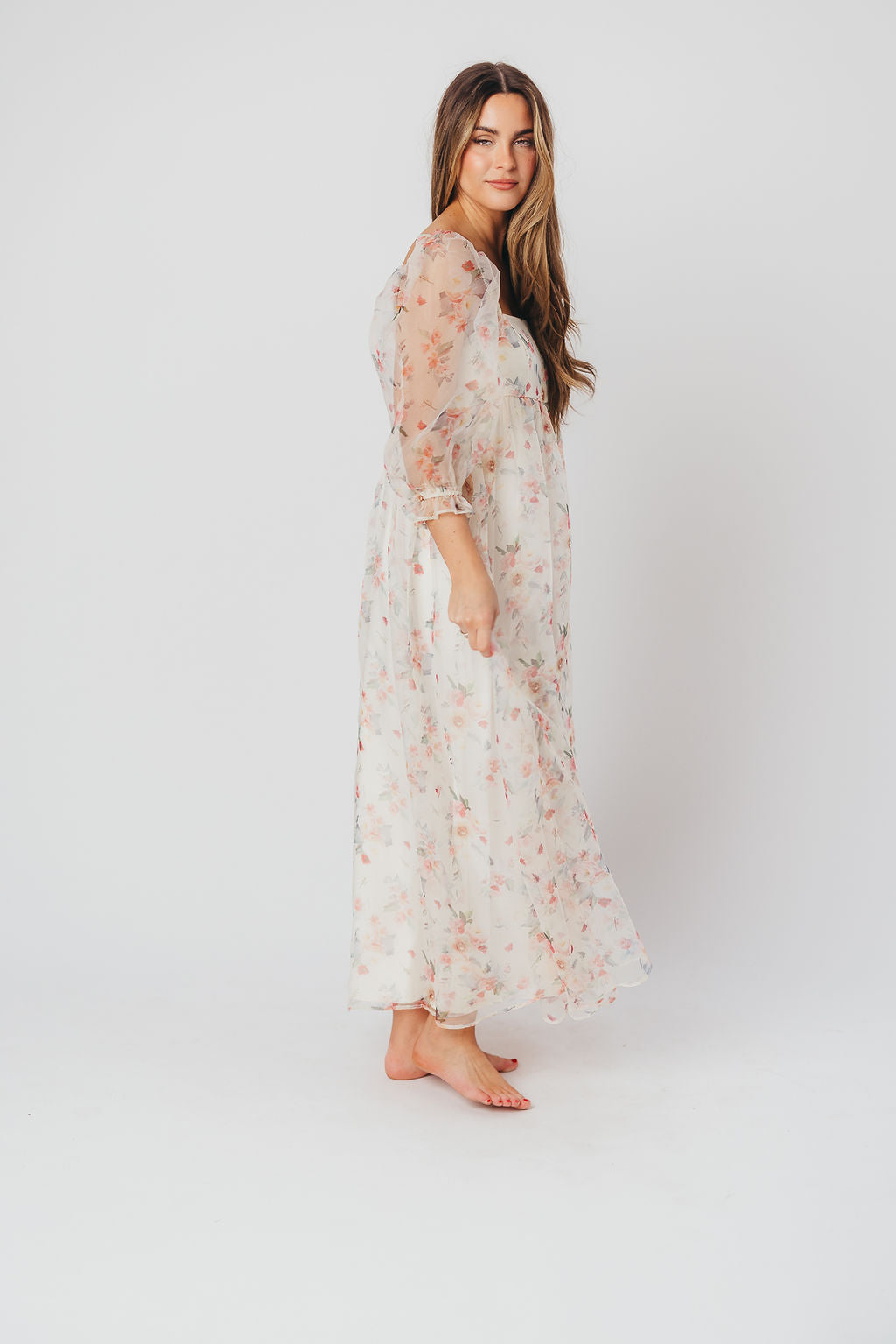 *New* Mona Maxi Dress with Smocking in Rosebud Floral - Bump Friendly & Inclusive Sizing (S-3XL)