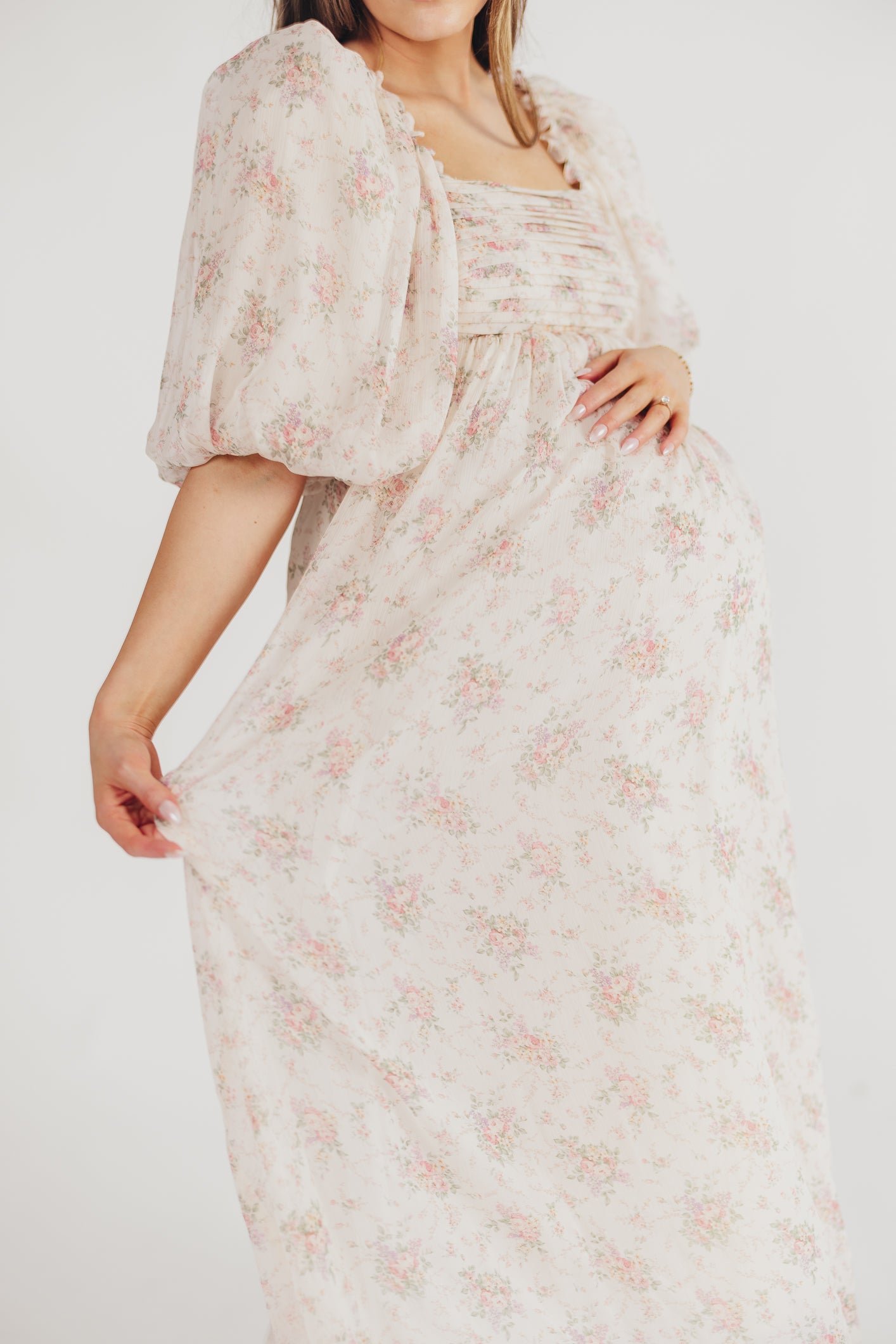 Worth Collective Melody Maxi Dress in Petal Pink Bump Friendly Inclusive Sizing s 3xl Large