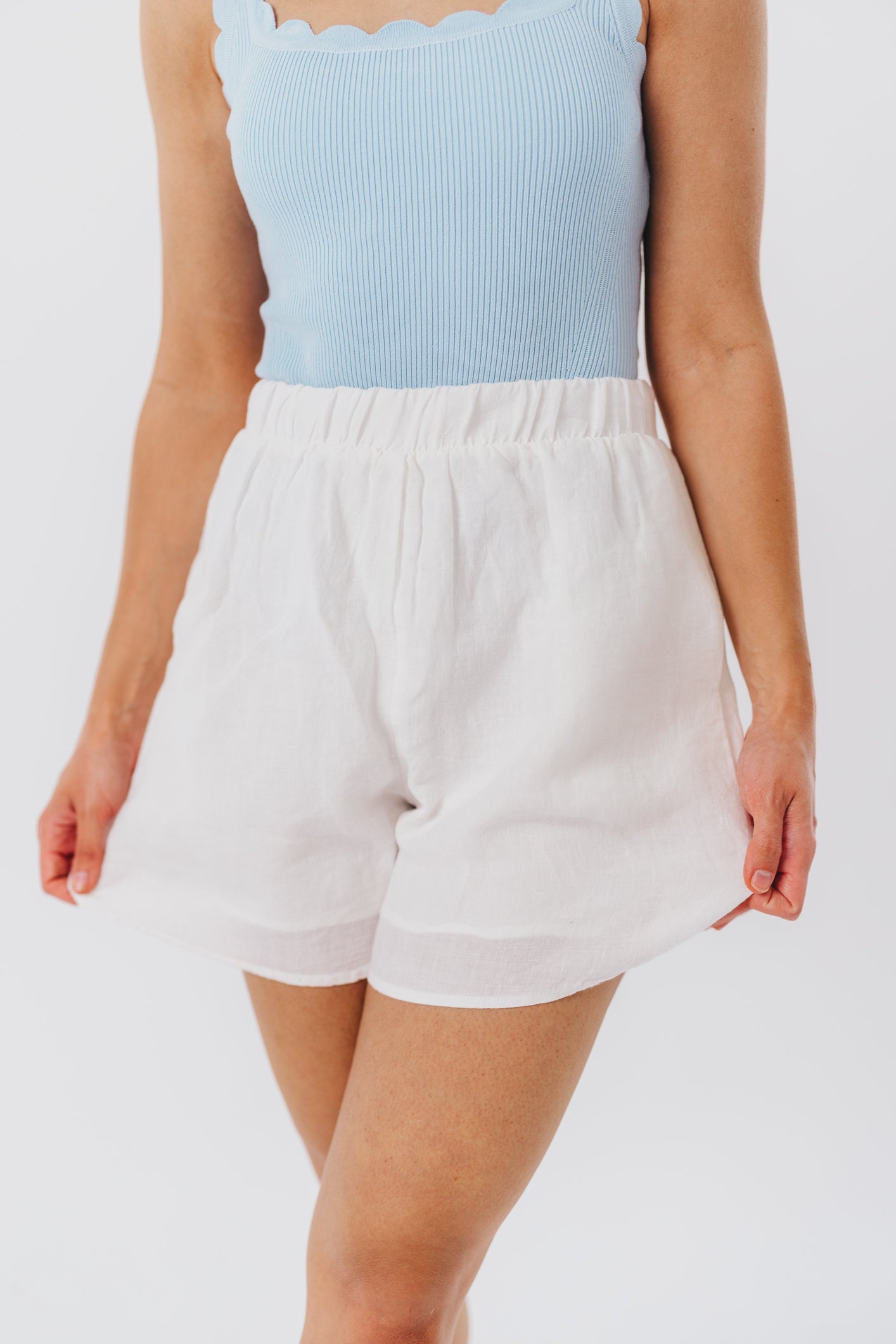 Tahlia Shorts in Off-White