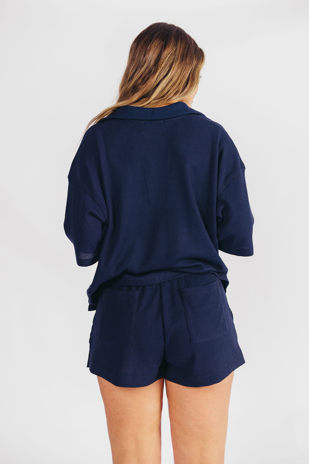 Leanna Knit Shorts in Navy (top sold separately)