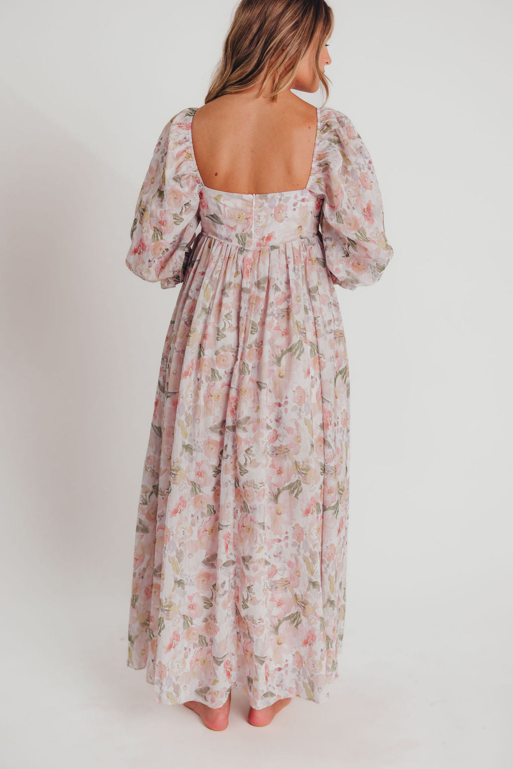 Mona Maxi Dress in Fall Floral - Bump Friendly - Inclusive Sizing (S-3XL)