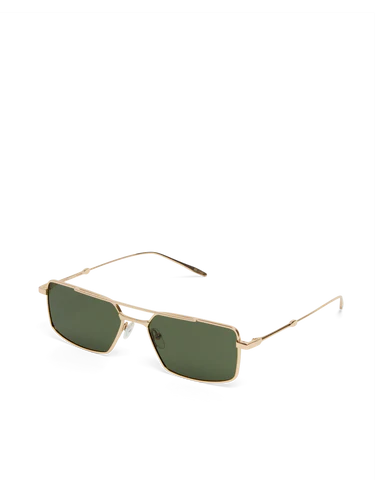 The Barbara Sunglasses - Premium Banbé Sunglasses in Light Gold/Green