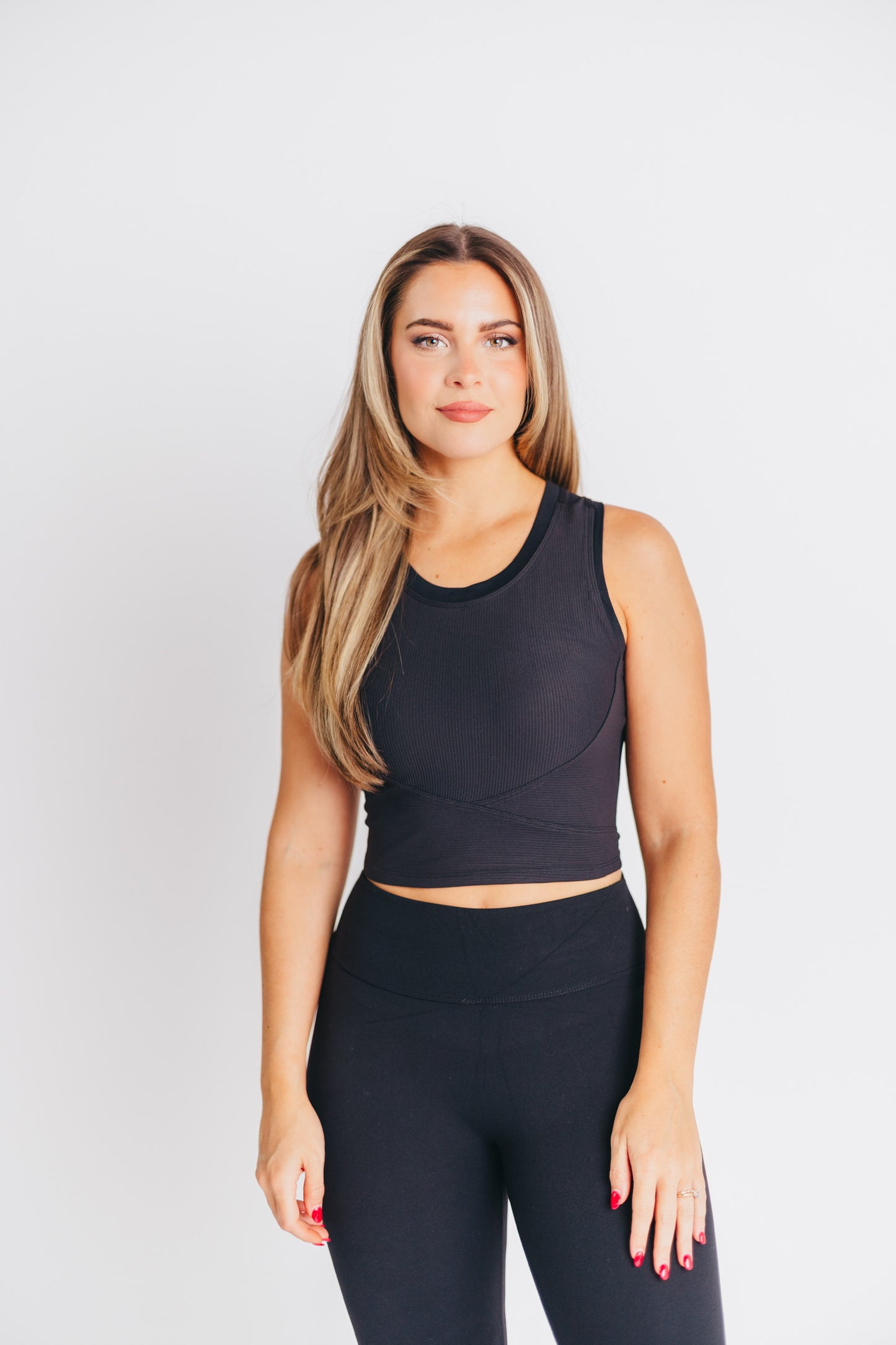 Worth The Label Active Tank in Black
