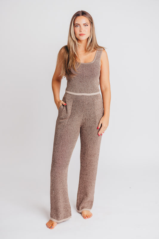 Atlas Sweater Pants in Brown Taupe