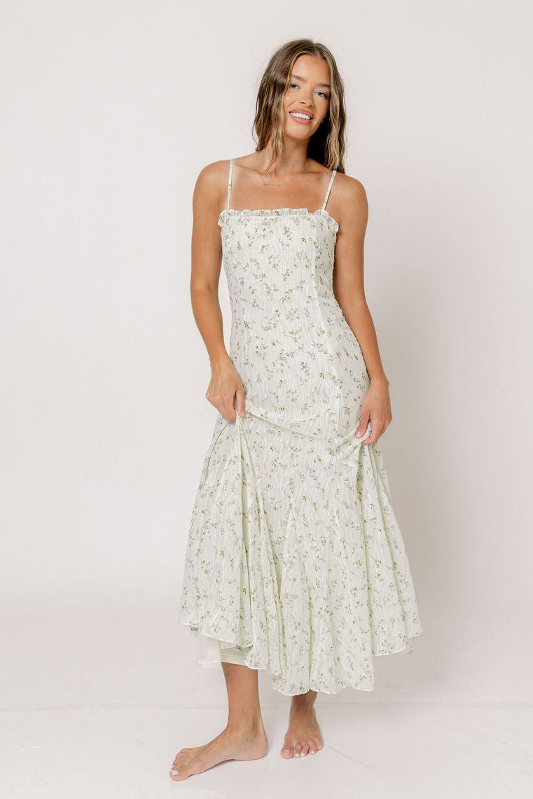 white mermaid midi dress ZIMMERMANN Drape | Toile White Off-Shoulder Mermaid Midi Dress