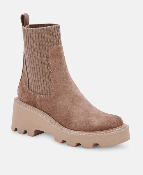 Hoven H2O Boots in Mushroom Suede