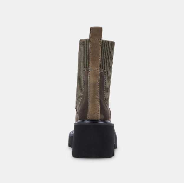 Hoven H2O Boots in Olive Suede